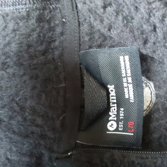 Marmot Orsa Polartec Wool Hoodie Black Women's Large - Picture 2 of 7